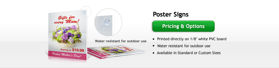 Poster Signs